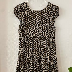 Black floral dress from American eagle